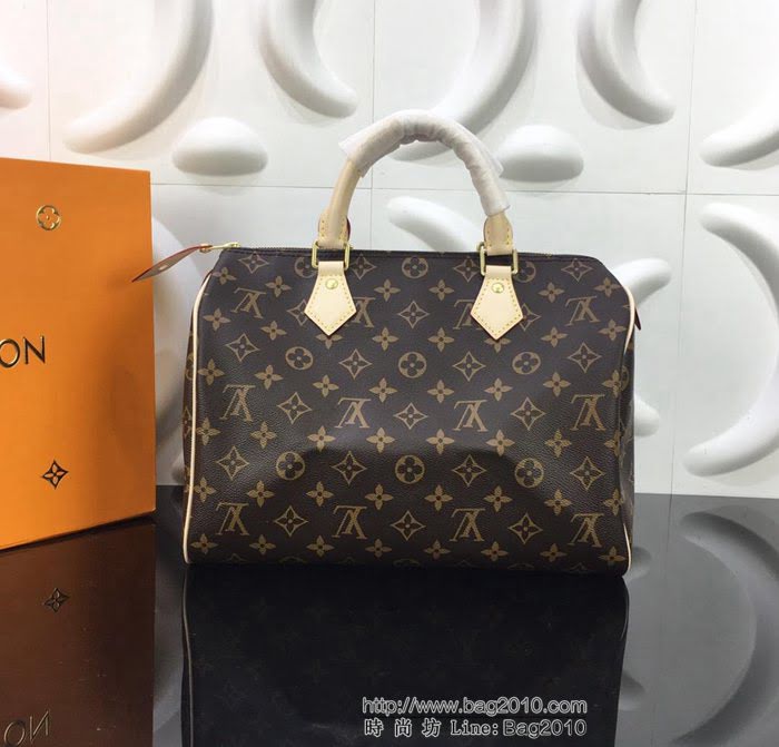路易威登LV 頂級原單 M41108 Speedy30手袋 柔軟的Monogram帆布 理想都市手袋 時尚百搭手提包  YDH2577